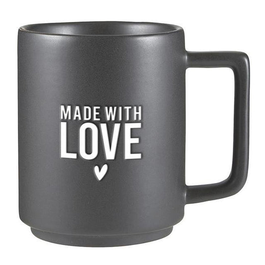 Matte Cafe Mug - Made With Love - The Farmhouse