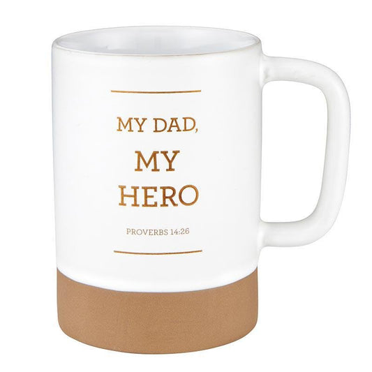 My Dad, My Hero Stoneware Mug - The Farmhouse