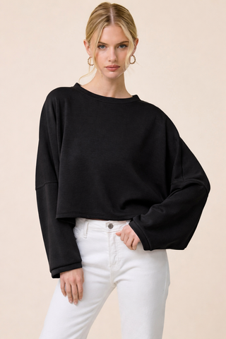 The Softwave Lounge Pullover, Black