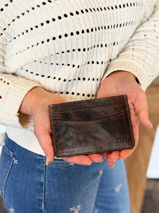 BedStu Chuck Wallet, Teak Rustic