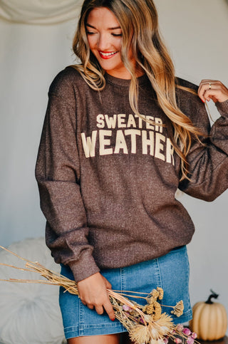 *PRE ORDER* Sweater Weather Knit Sweatshirt