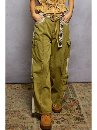 POL Women's Khaki Creek Woven Pants