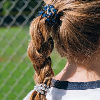 TELETIES Los Angeles Dodgers Spiral Hair Coils (Small, 3-Pack)