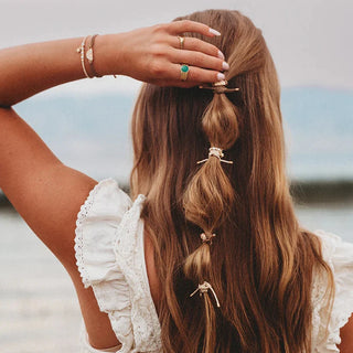 K'LANI "Forever Friends" Neutral Sun Friendship Hair Tie Bracelets