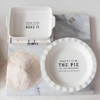 1 Quart Stoneware Baker w/ Wax Relief Saying - 440 Kitchen + Tabletop - The Farmhouse