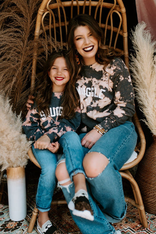 *PRE ORDER* Snuggle Season Bleached Sweatshirt