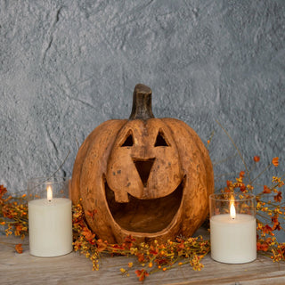 11" Big Mouth Pumpkin, Terracotta - 430 Holiday Decor - The Farmhouse