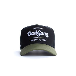 Dad Gang Hat, Horsepower Black - Olive
