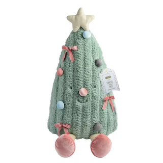 Mud Pie jumbo plush Christmas tree pal for cozy holiday decorating