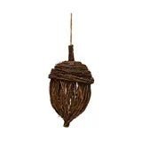 13 " H Rattan Acorn Ornament - 430 Holiday Décor - The Farmhouse