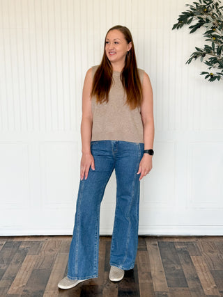 The Camila High-Low Knit Tank