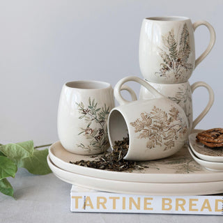 16 oz. Debossed Stoneware Mug, 4 Styles - The Farmhouse