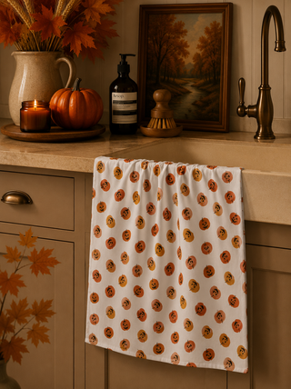 Geometry Jacks Parade Tea Towel