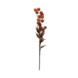 19 - 1/2"H Faux Orange Branch, Orange & Cream Color - 430 Holiday Décor - The Farmhouse