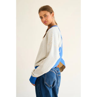 The Blue Harbor Crossback Sweatshirt