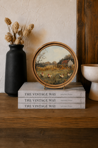 8" Round Chicken Painting Arch