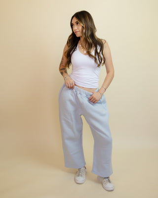 The Salt Air Cotton Barrel Pants, Halogen Blue