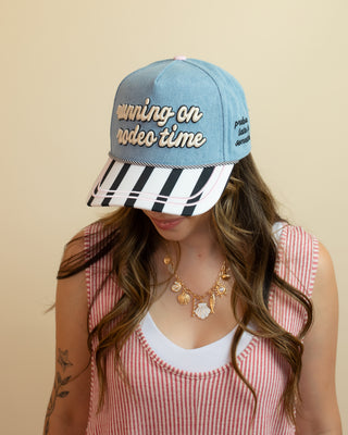 Poppy + Pine Running on Rodeo Time Hat
