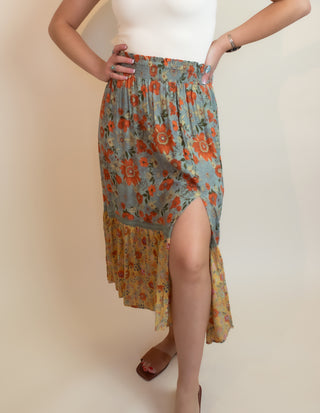 The Portofino Patchwork Maxi Skirt