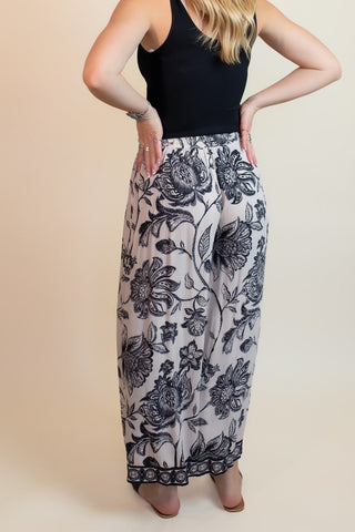 The Amalfi Garden Wide Leg Pants