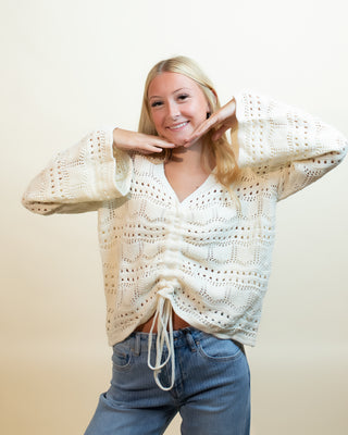 The Secret Garden Lightweight Blouse, Ivory