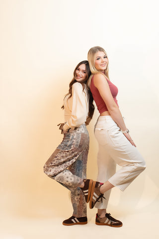 RISEN Women's Golden Trail Slouchy Pants