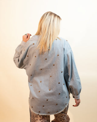 POL Women's Blue Ridge Heart Stud Jacket