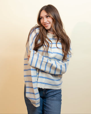 THINGS BETWEEN Women's Bluebird Autumn Cardigan