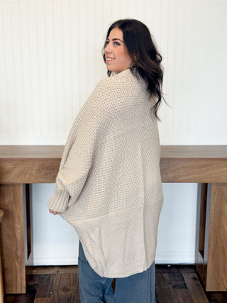 Golden Hour Batwing Knit Cardigan, One Size
