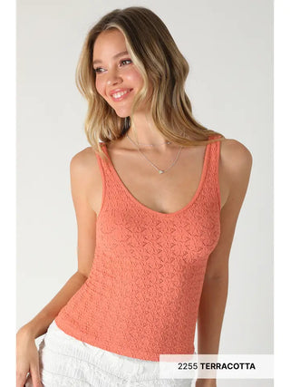 The Fresh Picked Reversible Tank, Terracotta