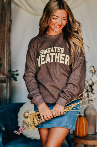*PRE ORDER* Sweater Weather Knit Sweatshirt