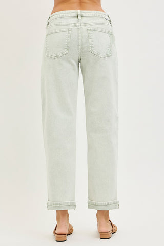 Star Shade Slouchy Boyfriend Ankle Pants