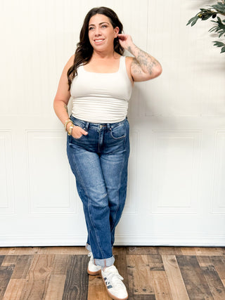 Risen High Rise Barrel Jeans