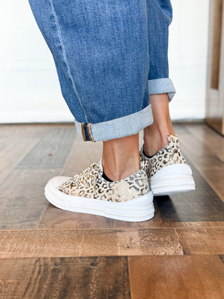 Very G Aman Slip On Sneaker, Nude Leopard