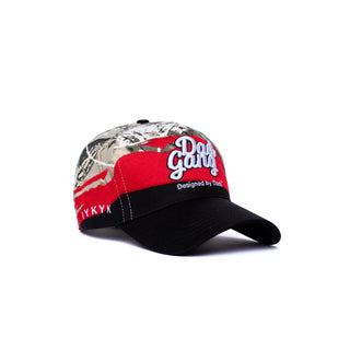 Dad Gang Hat, Fresh Coat - DadTree Camo - Red/Black