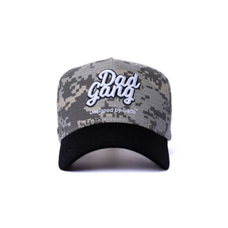 Dad Gang Hat, Digi Camo & Black