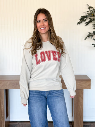 Lover Graphic Sweatshirt Pullover