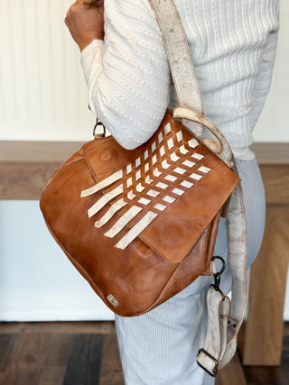 BedStu Teji Backpack, Tan Rustic Nectar Lux