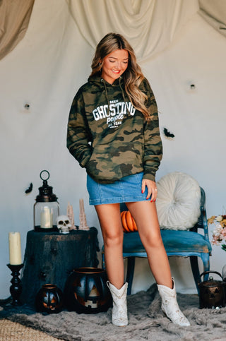 *PRE ORDER* Been Ghosting People All Year Camo Hoodie
