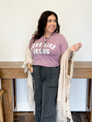 Everyday Ease Ruffle Waist Cargo Pants, Smoke