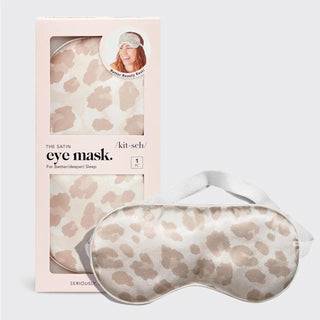 Kitsch, Satin Sleep Eye Mask, Leopard