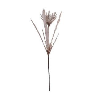 39 - 1/4"H Faux Flower Pick, Taupe - 420 Home Decor - The Farmhouse