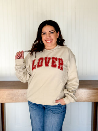 Lover Graphic Sweatshirt Pullover