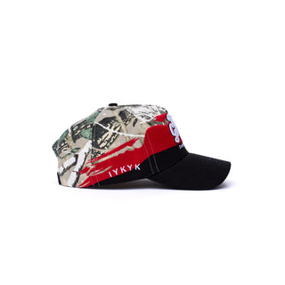 Dad Gang Hat, Fresh Coat - DadTree Camo - Red/Black