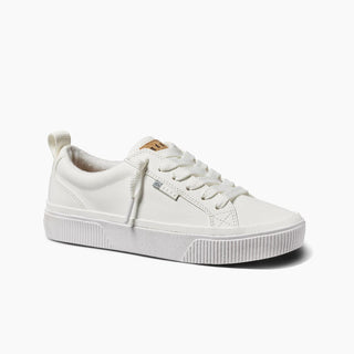 Reef Lay Day Dawn Sneaker Shoes - White Leather