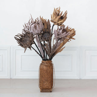 40 - 1/2"H Faux Flower Pick, Taupe - 420 Home Decor - The Farmhouse