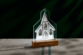MUDPIE Church Light-Up Plaque