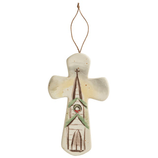 Chapel Ceramic Nativity Cross