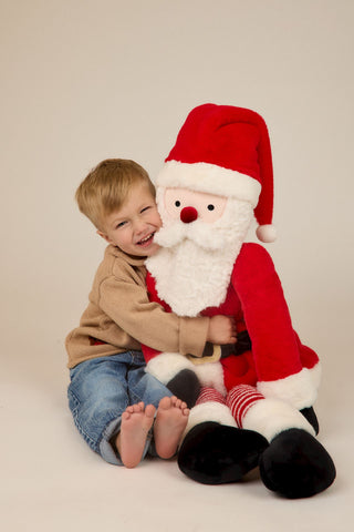 Mud Pie Santa Claus Large Plush Sitter