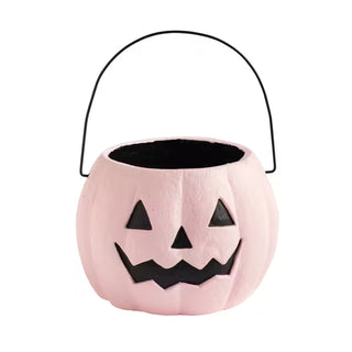 Pink Jack-O-Lantern Mini Treat Bucket